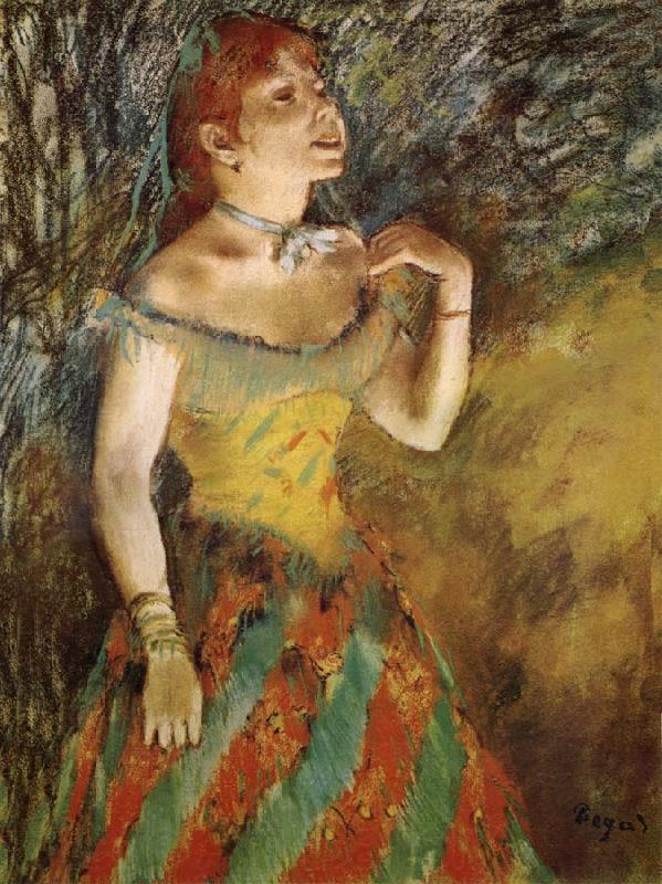 Edgar Degas New Singer Norge oil painting art